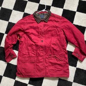 Lands End Red Coat